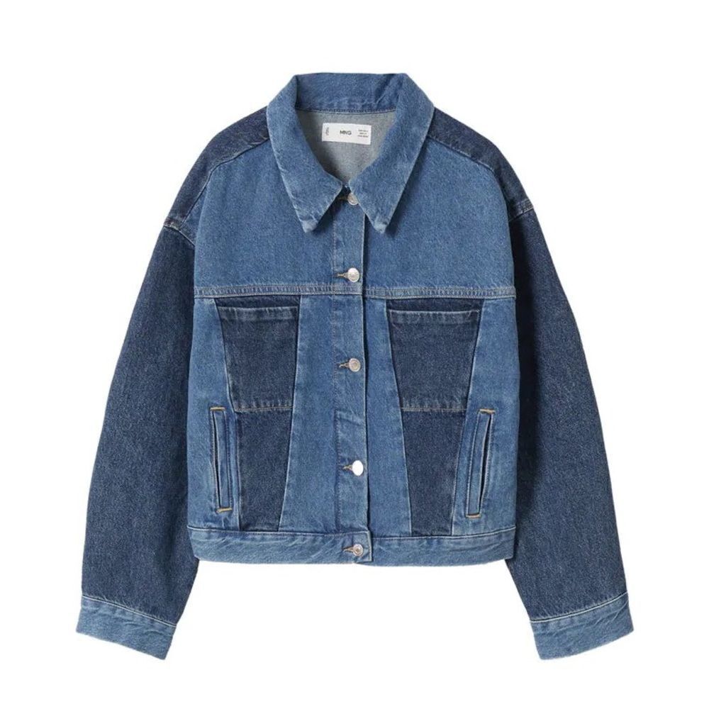 Mango Contrast Panel Jacket New - Picture 4 of 10